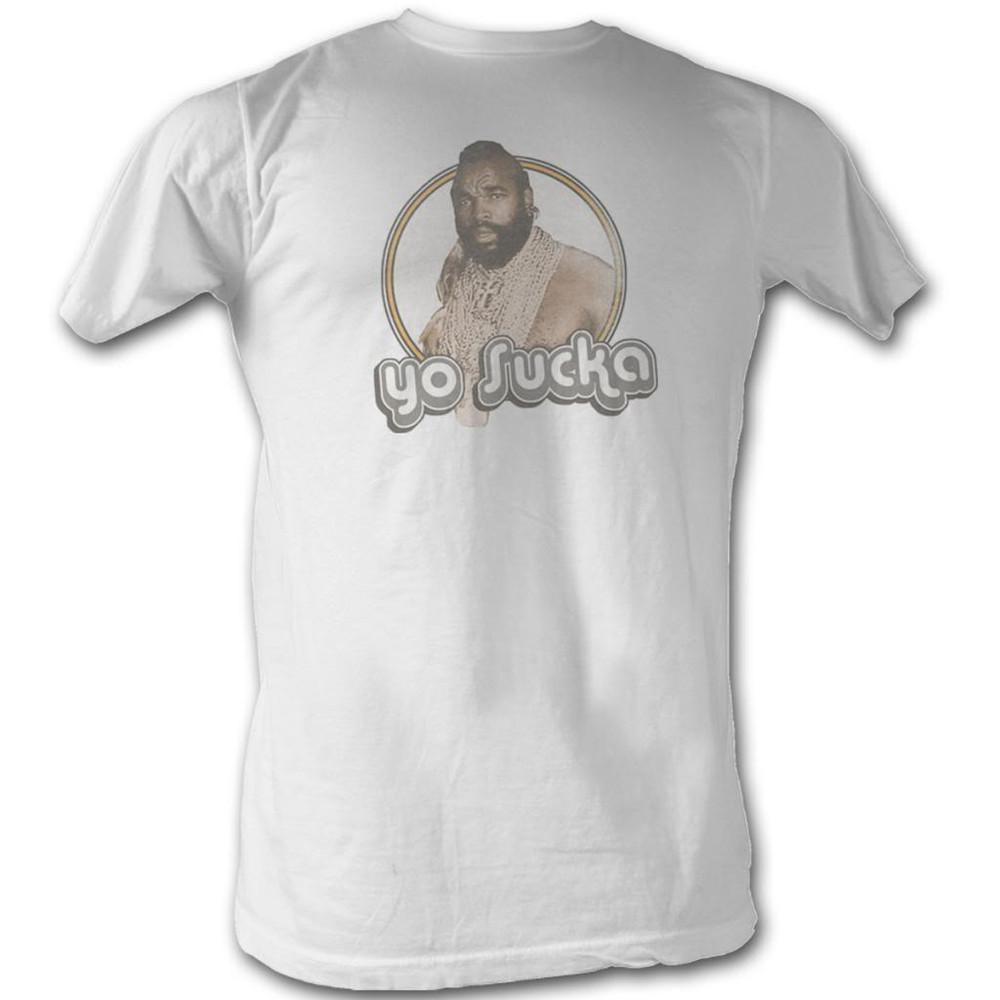 Mr T Yo Sucka Natural Adult T-Shirt
